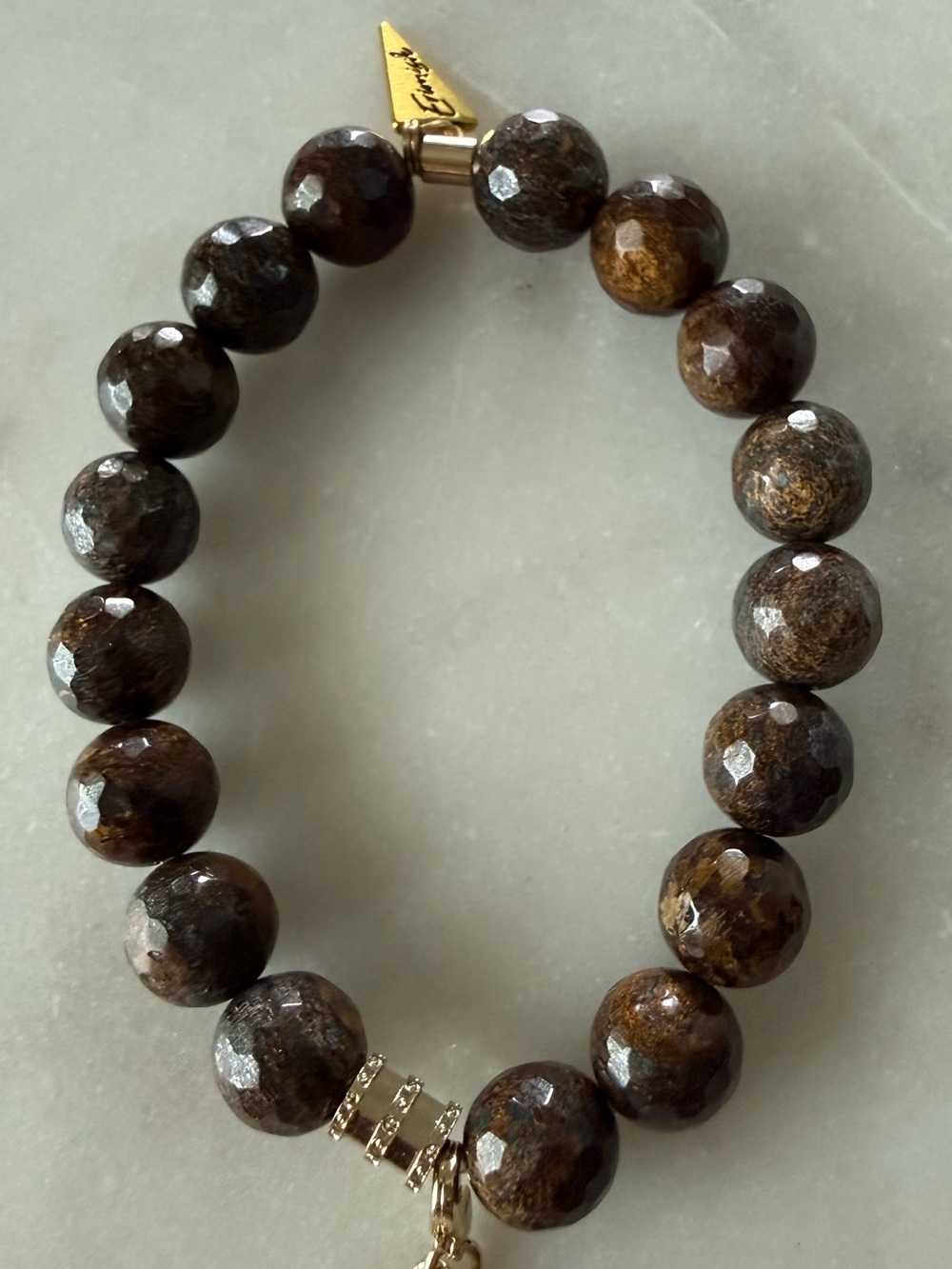 Erimish Natural Stone Beaded Bracelet New - Picture 2 of 3